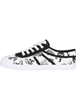 Kawasaki Unisex Tattoo Canvas Shoe Low-top, 1002 White, 36 EU von Kawasaki