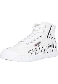 Kawasaki Unisex Boot Graffiti Canvas 1002 White 38 von Kawasaki