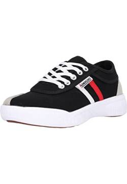 kawasaki Unisex Leap Retro Canvas Shoe Low-top, 1001 Black, 39 EU von Kawasaki