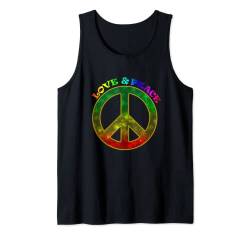 Love Peace 60er 70er Jahre Hippie-Kostüm Tank Top von Kay79P