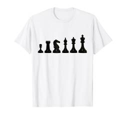 Schachfiguren King Pferd T-Shirt Schach Karneval Kostüm T-Shirt von Kay79P