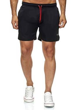 Kayhan Herren Badeshort Uni Black 4XL von Kayhan