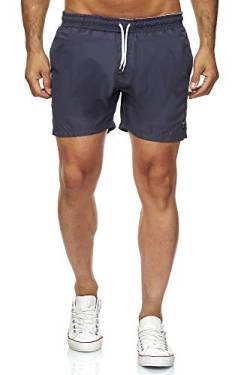 Kayhan Herren Badeshort Uni Grey S von Kayhan