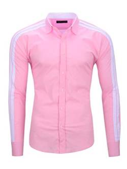 Kayhan Herren Hemd, Python II Rosa XXL von Kayhan