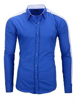 Kayhan Ma.Rouge Herren Hemden, Spyder Blau S von Kayhan