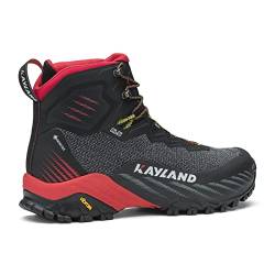 Kayland 018022480 DUKE MID GTX Hiking shoe Herren BLACK RED EU 45 von Kayland