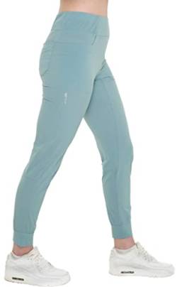 Kaymountain Damen Trekking Wander Outdoor Hose 7/8 San Diego Ultra Leicht Ice Blue 38 von Kaymountain