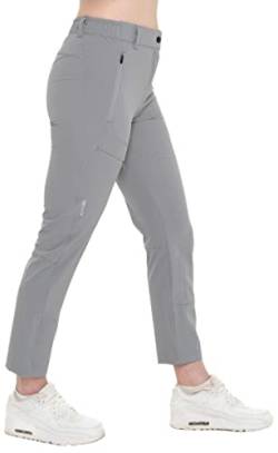 Kaymountain Damen Trekking Wander Outdoor Hose 7/8 Sierra Classic Light Stone Grey 38 von Kaymountain