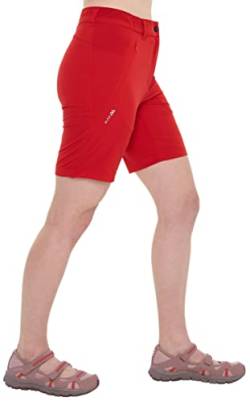 Kaymountain Damen Trekking Wander Outdoor Shorts Hose kurz Ibiza Ultra Leicht Red 42 von Kaymountain