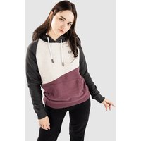 Kazane Gudrin Hoodie oatm htr egg plant charc von Kazane