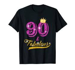 90 und herrlichen 90 Jahren Alten b-day zum 90. Geburtstag T-Shirt von Kazekaz