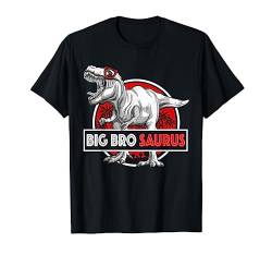 Big Brosaurus T-Rex Shirt Lustig Big Bro Saurus Dinosaurier T-Shirt von Kazekaz