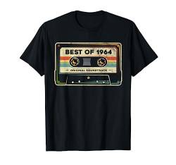 Retro Best of 1964 Mixtape Vintage 59. Geburtstag Kassette T-Shirt von Kazekaz