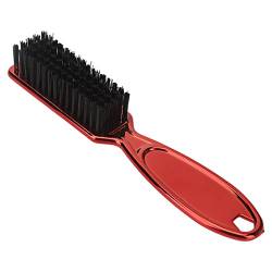 Männer Bart Styling Kamm Bart Pflege Pinsel Haarschnitt Styling Kamm Griff Multifunktions Bürste Erhältlich in Zwei Farben(Rot) von Kcabrtet
