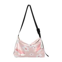 Kcldeci Allzweck-Sporttaschen, Tragetaschen, Gänseblümchen und Fuchs, Cartoons, Sporttaschen, Bauchtaschen, Handtaschen, Crossbody-Taschen, mehrfarbig, Einheitsgröße von Kcldeci