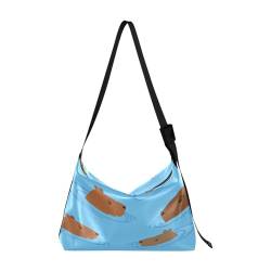 Kcldeci Allzweck-Sporttaschen, Tragetaschen, Meerschweinchen, Schwimmen, Sporttaschen, Bauchtaschen, Handtaschen, Crossbody-Taschen, mehrfarbig, Einheitsgröße von Kcldeci