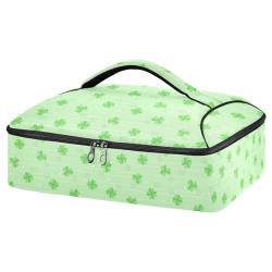 Kcldeci Isolierte Thermotasche für heiße oder kalte Speisen, Spring Clover St. Patricks Day, isolierte Tragetasche für Potluck Cookouts Partys, Picknick, Lasagne Lugger, mehrfarbig, Einheitsgröße, von Kcldeci