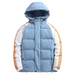 KeYIlowys Herren Neue Baumwolle Wattierte Jacke Winter Plus Fat Plus Size Daunenwattierte Jacke Dicke Warme Fett Wattierte Jacke von KeYIlowys