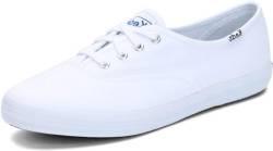 Keds Damen Champion Original Canvas Sneaker, Weiß White, 42 EU Weit von Keds