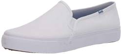 Keds Damen Double Decker Canvas Sneaker, White, 37.5 EU von Keds