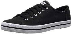 Keds Damen Kickstart Seasonal Solid Sneaker, Schwarz Schwarz von Keds