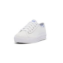 Keds Damen Triple Leather Laufschuhe, Weiß(WEISS), 36 EU von Keds