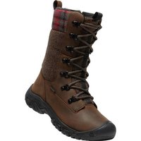 KEEN Damen Trekkingstiefel GRETA TALL BOOT WP W-BROWN/RED PLAID von Keen