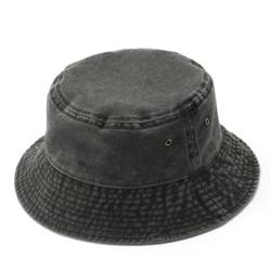 KeepSa Fischerhut Baumwolle Damen/Herren Faltbar Einfarbig Bucket Hat Sonnenhut Anglerhut, Outdoor Hut Sommermütze Garten Camping Wandern Reisen Strandhut von KeepSa