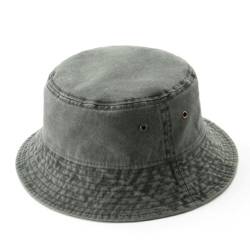 KeepSa Fischerhut Baumwolle Damen/Herren Faltbar Einfarbig Bucket Hat Sonnenhut Anglerhut, Outdoor Hut Sommermütze Garten Camping Wandern Reisen Strandhut von KeepSa