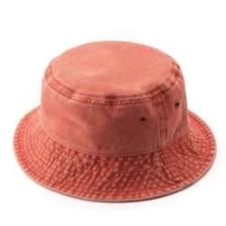 KeepSa Fischerhut Baumwolle Damen/Herren Faltbar Einfarbig Bucket Hat Sonnenhut Anglerhut, Outdoor Hut Sommermütze Garten Camping Wandern Reisen Strandhut von KeepSa