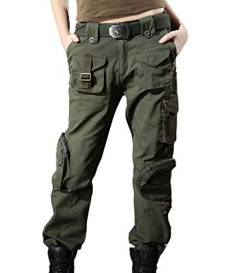 Multi Pocket Boyfriend Style Fashion Cargohosen der Frauen, Multifunktions-Campinghosen-Kampfhose im Freien von Keephen