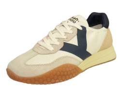 Keh Noo, G12_34 (567) Herren Turnschuhe Mode Casual, White Navy, 45 EU von Keh Noo