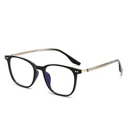 Kelens Blaulichtfilter Brille Quadratische Klare Linse Nerdbrille Großer Rahmen UV Blaues Blockiert Retro Brille Augenbelastung Reduzieren Computerbrille von Kelens