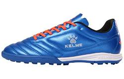 Fußballschuhe Herren Atmungsaktiv Rasen-Turnschuhe Outdoor Stollen Leichtathletik Sneakers Teens Professionelle Verschleißfestigkeit Fußballschuhe rutschfest, blau, 44 EU von Kelme