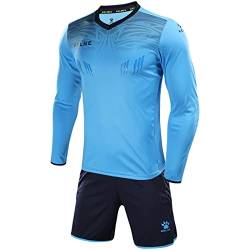 Kelme Torwart Trikots Uniform Keeper Wear Langarm Fußball Torwart Praxis tragen Unisex Pro Set ABlau L von Kelme
