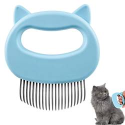 Katzenhaarbürste – Niedliche einreihige Katzenbürste mit langlebigen Zähnen, Hundepflegekamm, Haustier-Läusekämme zum Entfernen von Haarflecken Keloc von Keloc
