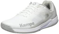 Kempa Damen Wing 2.0 Handballschuhe, Weiß Cool Grau, 43 EU von Kempa