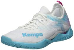 Kempa Damen Wing Handballschuh, Weiß/Aqua, 37.5 EU von Kempa