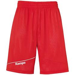 Kempa Herren Reversible Klassische Shorts, Rot/Weiß, XL von Kempa