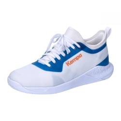 Kempa Kourtfly Jr Sport-Schuhe, weiß/blau, 34 EU von Kempa