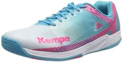 Kempa WING 2.0 WOMEN, Damen Handballschuhe, Mehrfarbig (weiß/skyblau 01), 37.5 EU (4.5 UK) von Kempa