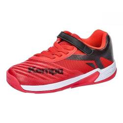 Kempa Wing 2.0 Junior Handballschuhe, Sportschuhe, Turnschuhe, schwarz/rot, 39 EU von Kempa