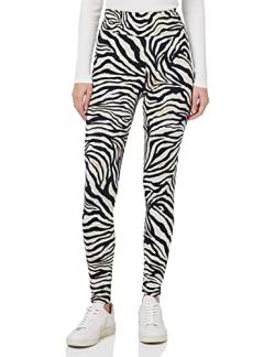 KENDALL & KYLIE Damen K&K W Zebra Print HIGH Rise KKW3711723 Formende Legging, S von Kendall + Kylie