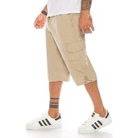 Kendindza Collection Cargoshorts Bermudas Herren Kurze Hose Herren 3/4 Hose Herren Cargo Taschen, kurze Hose Herren, Cargoshorts Herren Sommer, Stretch Gummibund von Kendindza Collection