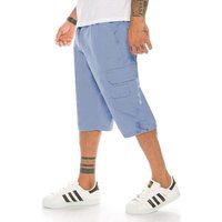 Kendindza Collection Cargoshorts Bermudas Herren Kurze Hose Herren 3/4 Hose Herren Cargo Taschen, kurze Hose Herren, Cargoshorts Herren Sommer, Stretch Gummibund von Kendindza Collection