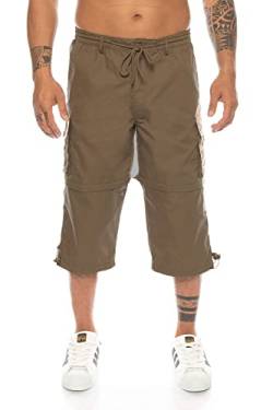 Kendindza Herren Bermuda | abnehmbare Beine Zipp-Off von 3/4 in Kurze Hose (Fango | Muster 1, L) von Kendindza Collection