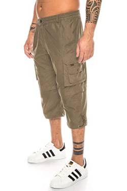 Kendindza Herren Bermuda abnehmbare Beine Zipp-Off von Caprihose 3/4 Knielang in Kurze Sommerhose leicht & Dünn (Braun, L) von Kendindza Collection