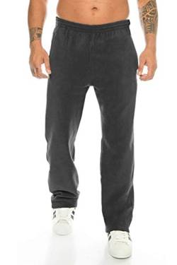 Kendindza Thermo Herren Winter- Winterhose Thermische Fleece Jogging Sporthose Jogginghose Trainingshose Freizeit-Hose Sportlich Outdoor gefüttert mit Futter Freizeithose Herrenhose lang (Schwarz, M) von Kendindza Collection