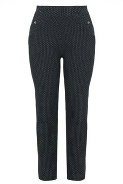 Kendindza Thermohose Damen Winter gefüttert Warme Hose Damen Thermo Hose Thermo Leggings Damen gefüttert Taschen Schwarz 3XL von Kendindza Collection