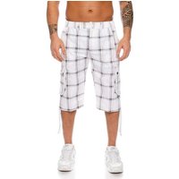 Kendindza Cargobermudas 3/4 Bermuda Shorts Herren, Kurze Hose Herren, Cargo Shorts Dehnbund Taschen, Capri Cargohose kurz von Kendindza